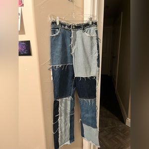 JADED Patchwork Jeans